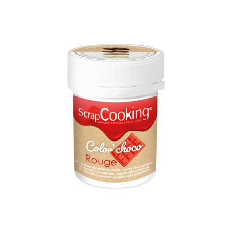 Color'choco liposoluble rouge - ScrapCooking