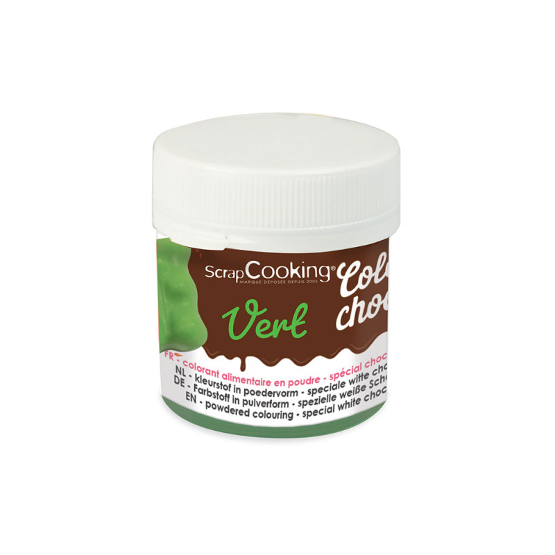 Color'choco liposoluble vert - ScrapCooking