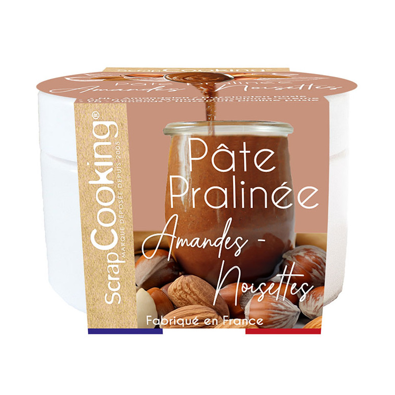 Pâte de praliné amandes-noisettes 200g - ScrapCooking