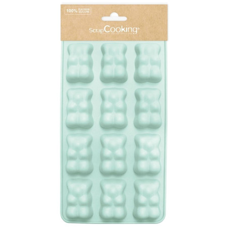 Packaging moule silicone oursons guimauve x 12 - ScrapCooking