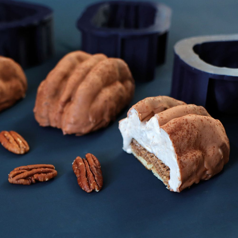 Silicone Mould Trompe-l'œil Pecans - ScrapCooking