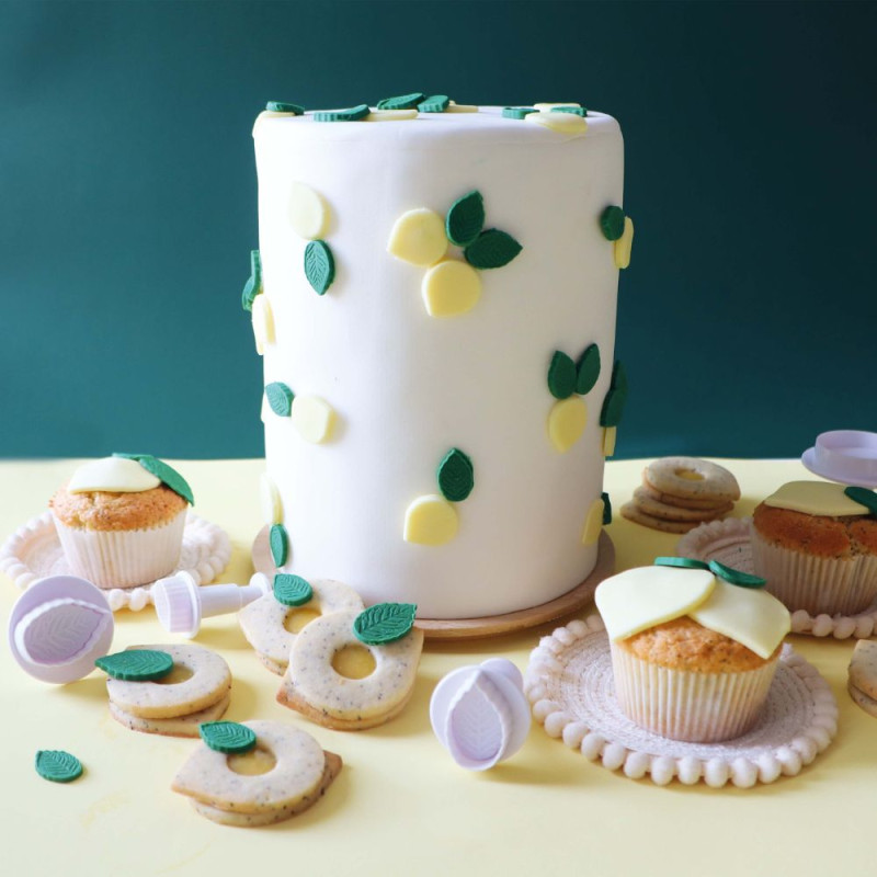 Layer cake avec décorations sucrées ScrapCooking®