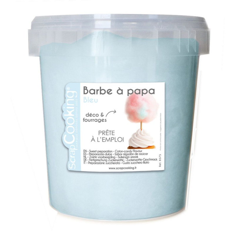Blue candy floss tub | ScrapCooking®