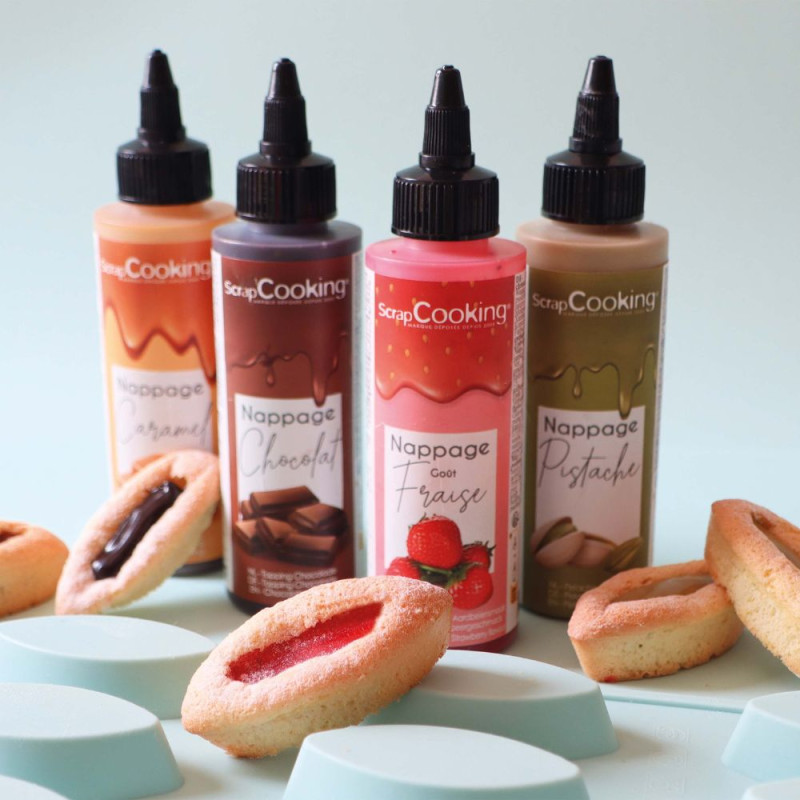 Pistachio cake glaze for green desserts | ScrapCooking®