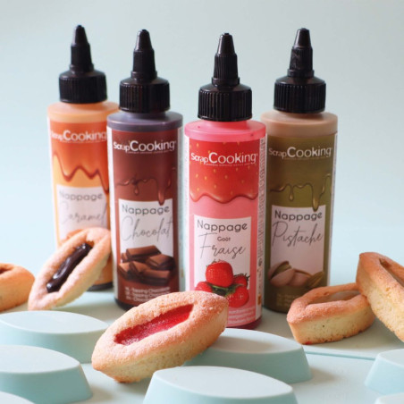 Pistachio cake glaze for green desserts | ScrapCooking®