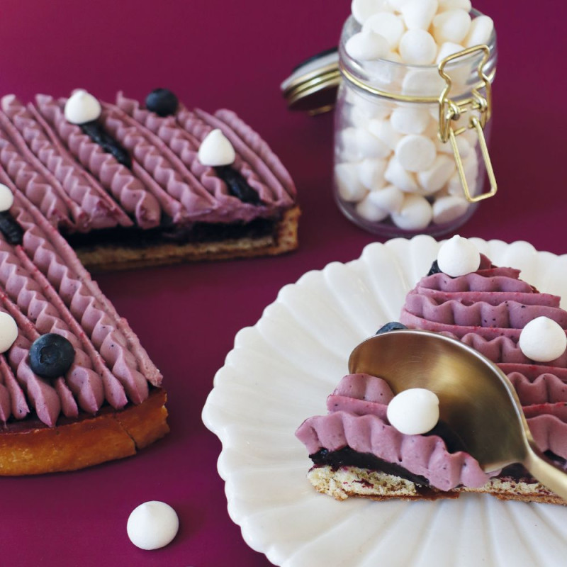 Blueberry fruit purée for cake fillings | ScrapCooking®