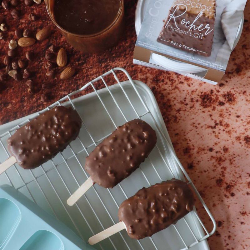 Silicone ice cream bar mold