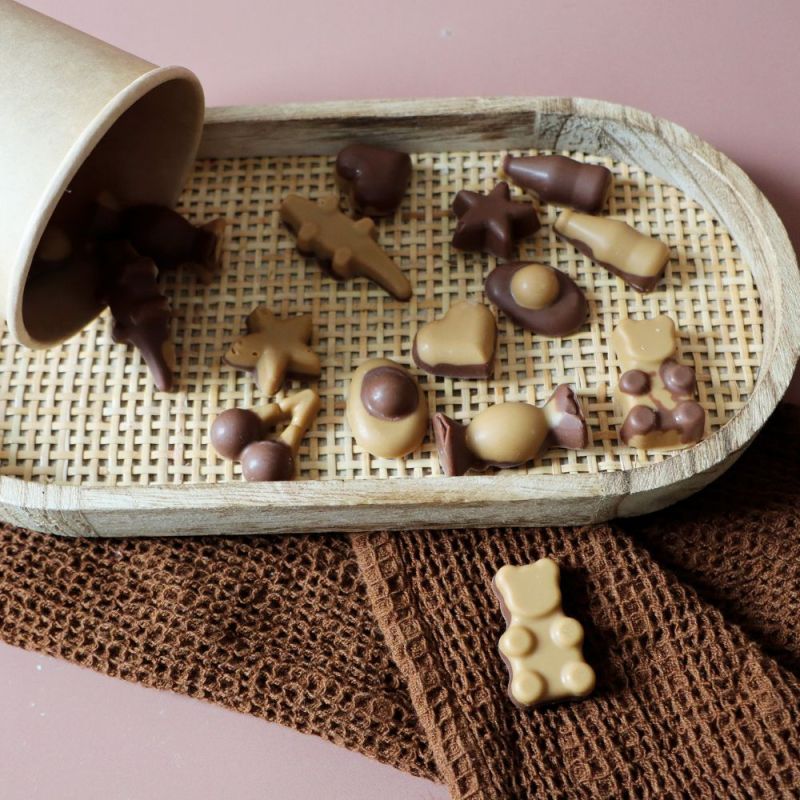 Moule multi-empreintes pour bonbons – Ourson, Croco, Cerise, Bouteille cola