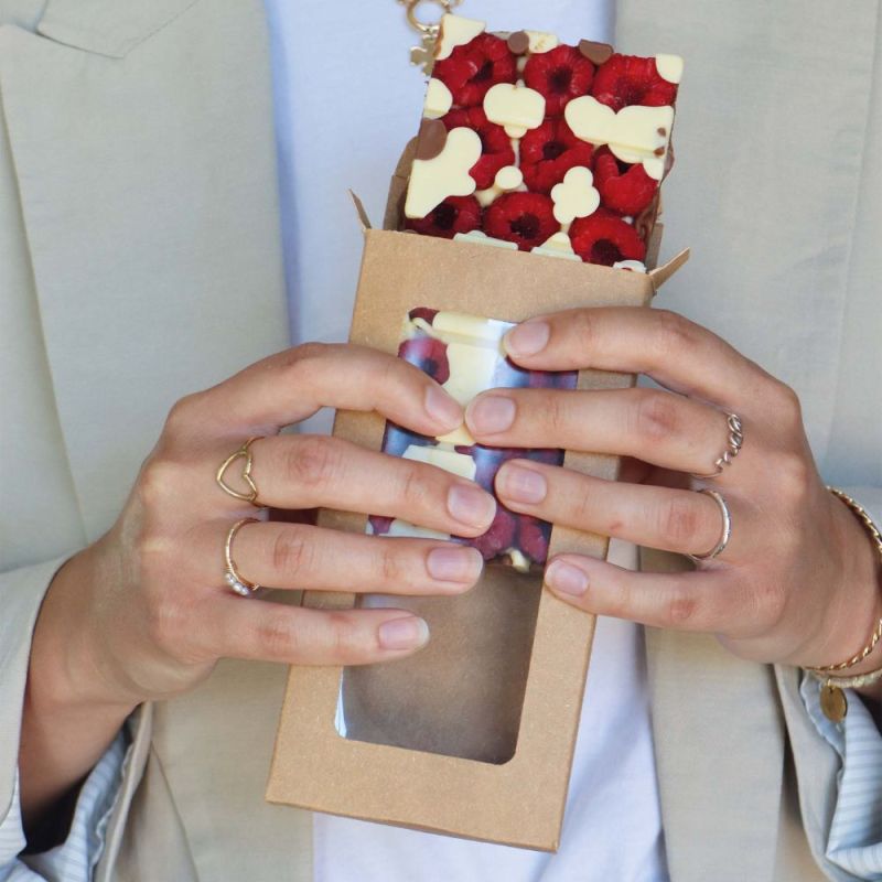 Chocolate bar kraft paper boxes x5