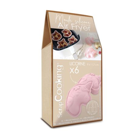 Moules silicone airfryer licorne x6