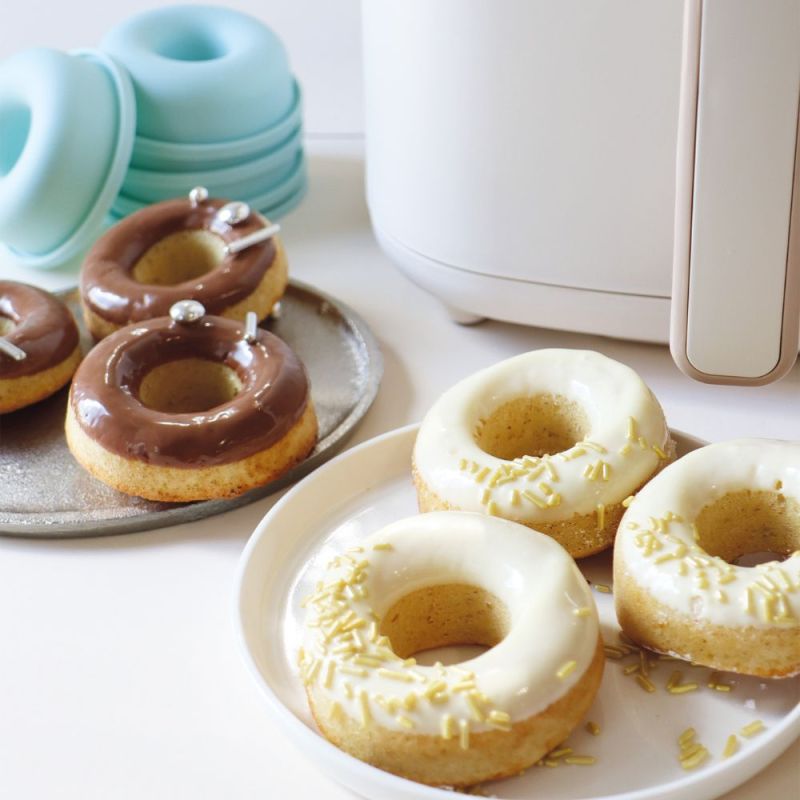 Donut silicone airfryer individual molds x6