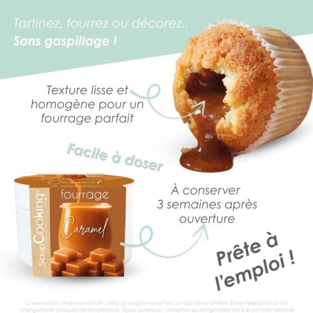 Pâte de fourrage caramel 200g