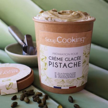 Pistachio ice cream mix