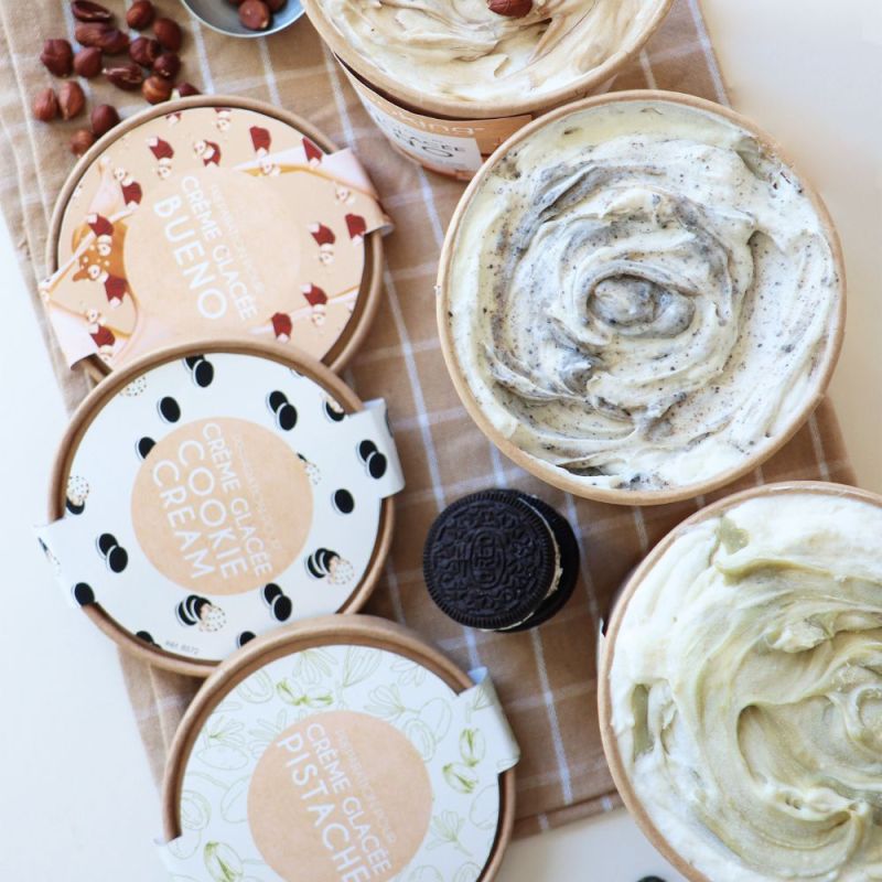 Pistachio ice cream mix