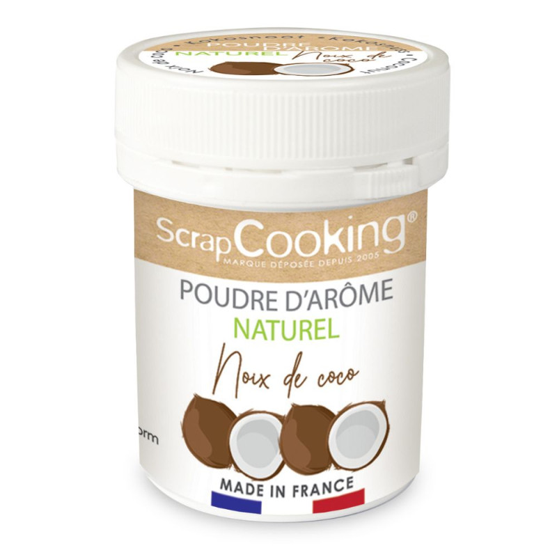 Poudre d'arôme naturel noix de coco ScrapCooking®