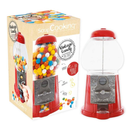 Packaging + distributeur de bonbons vintage candy  réf. 0600 - ScrapCooking