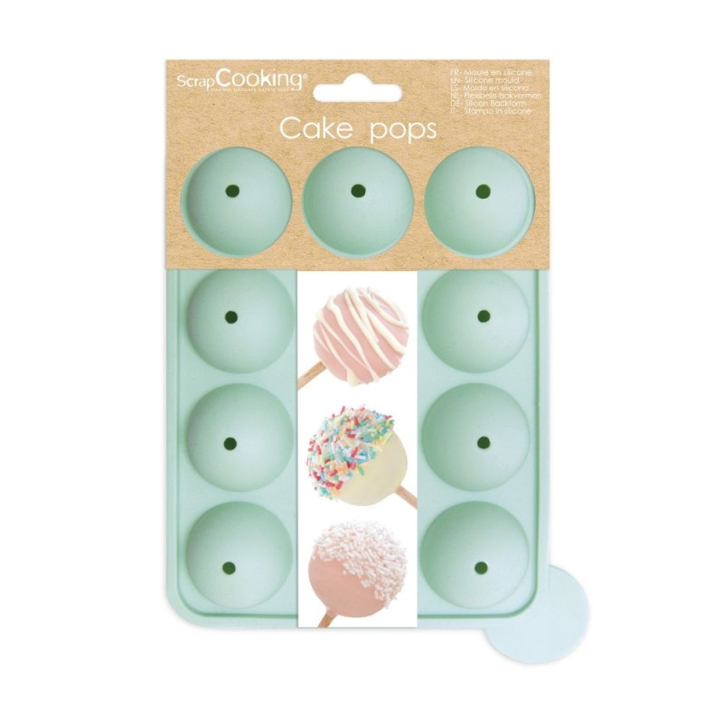 Packaging Moule en silicone 12 cake pops - ScrapCooking