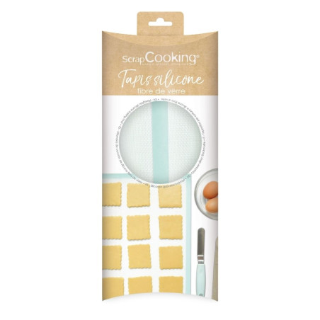 Tapis silicone en fibre de verre packaging - ScrapCooking