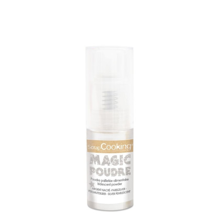 Magic poudre argent nacré - ScrapCooking®