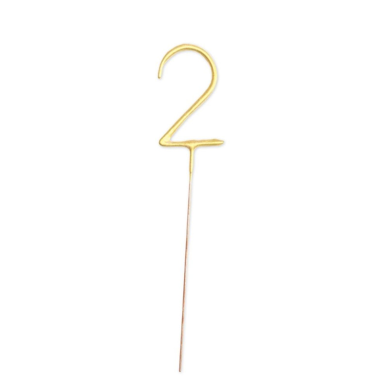 Cierge magique XXL chiffre 2 - ScrapCooking®