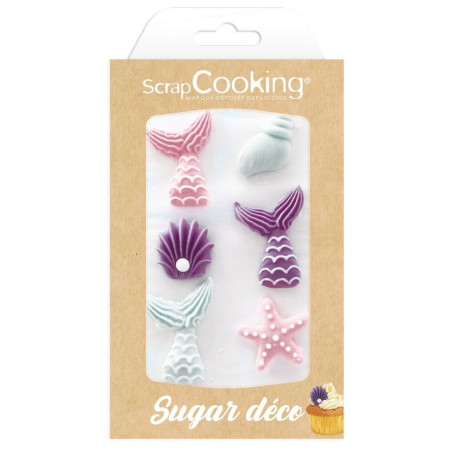 Décosucres Sirène - ScrapCookingc
