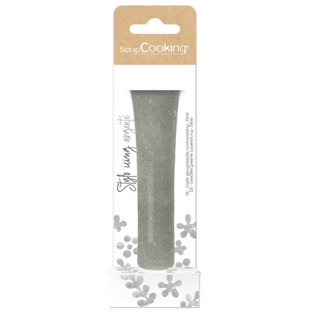 Icing stylo argenté irisé - ScrapCooking®