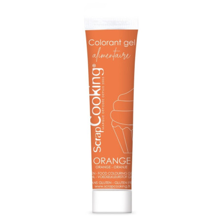 Orange colour gel 20g