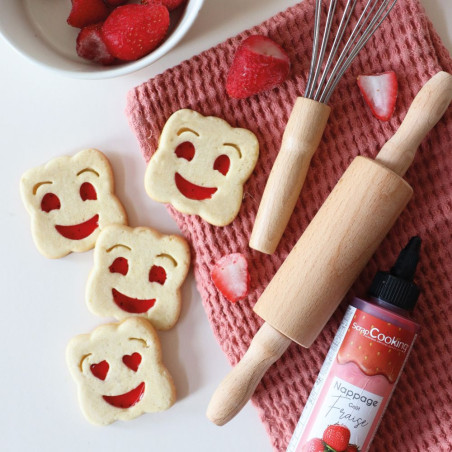 Biscuits Smiley à la Fraise ScrapCooking®