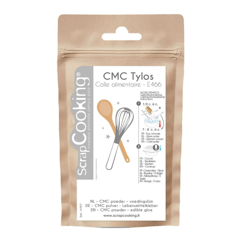 Sachet CMC Tylos en poudre - ScrapCooking