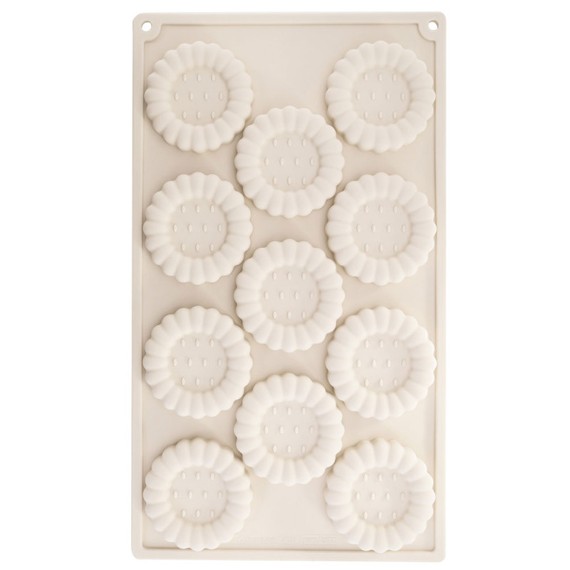 Non-stick silicone mould for Jam tarts | ScrapCooking®