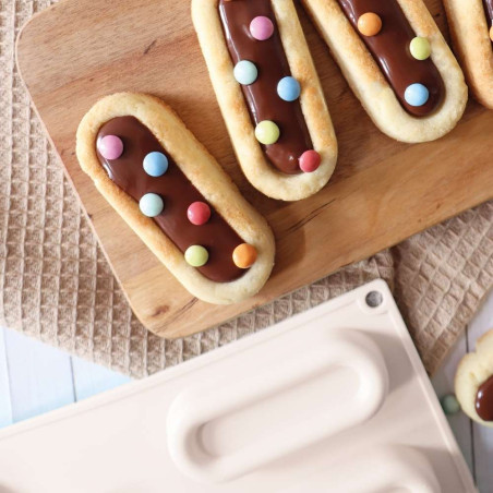 Moule silicone biscuit finger pack - ScrapCooking®