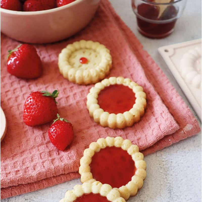 Non-stick silicone mould for Jam tarts | ScrapCooking®