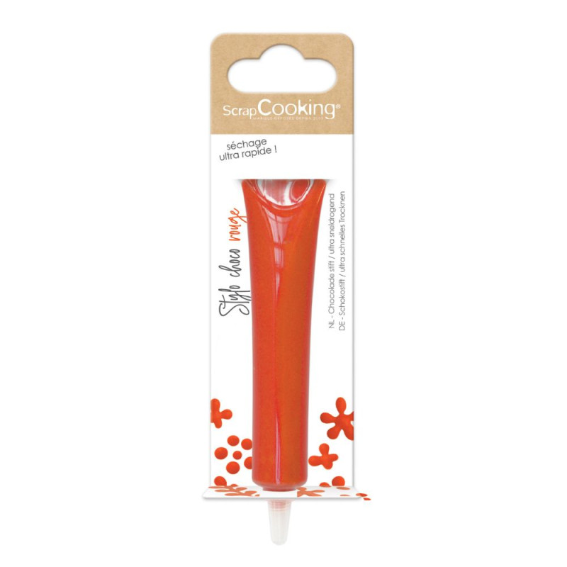 Choco taste pen - red 25g - ScrapCooking