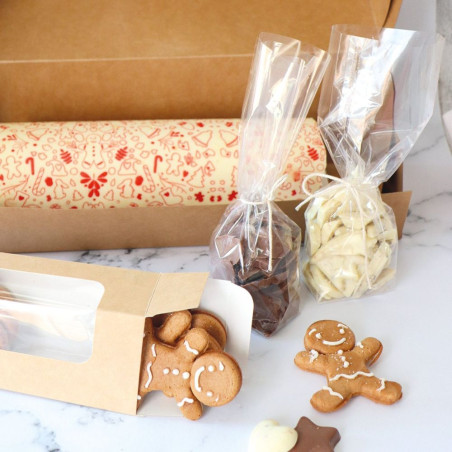 2 Cake-yule log boxes -35x11x11 cm - ScrapCooking®