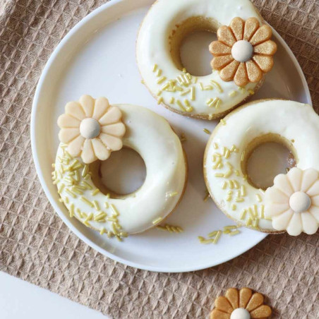 6 Individual silicone moulds Donuts - ScrapCooking