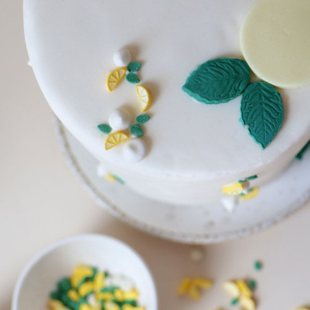 Sweet decoration mix for lemon meringue pie | ScrapCooking®
