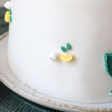 Sweet decoration mix for lemon meringue pie | ScrapCooking®