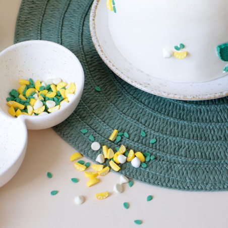 Sweet decoration mix for lemon meringue pie | ScrapCooking®