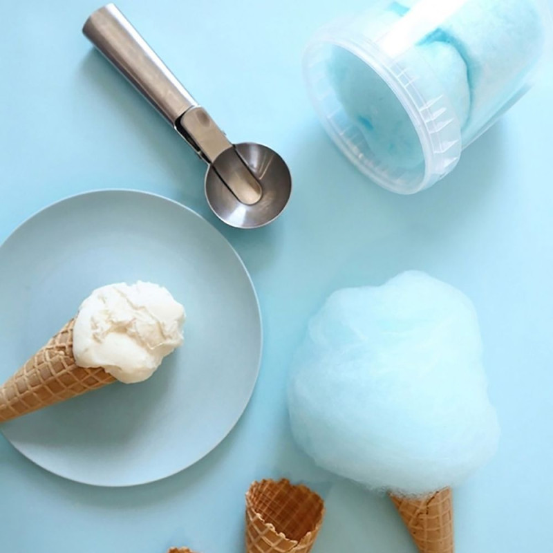 Blue candy floss tub | ScrapCooking®