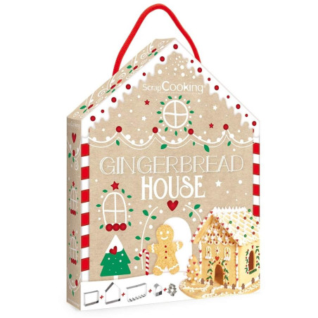 Gingerbread house cookie cutter kit