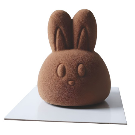 Entremets trompe-l'œil Lapin individuel - Déco Relief