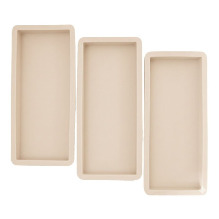 3 moules rectangulaires pour Layer Cake - ScrapCooking®