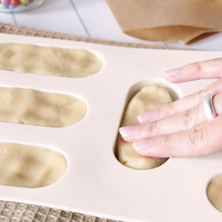 Moule silicone biscuit finger - tuto - ScrapCooking®