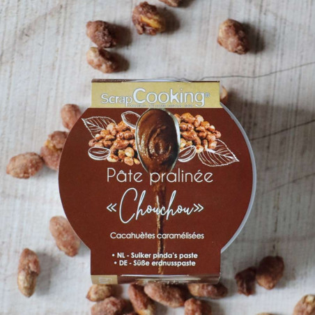 Pâte praliné chouchou / cacahuètes 200g pot et cacahuète caramélisées