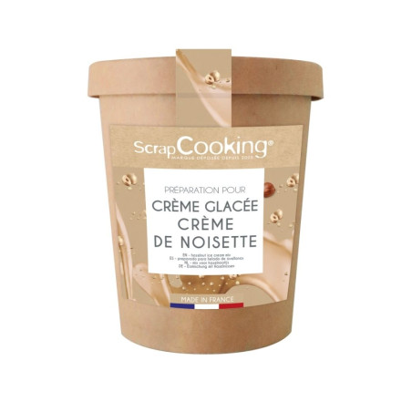 Pack préparation crème glacée vanille et pâte de noisette - ScrapCooking®