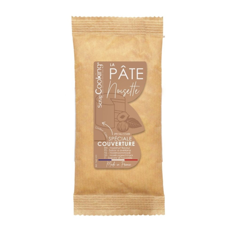 Pâte modelage cake design - goût Noisette 250g - ScrapCooking