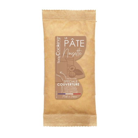 Modelling chocolate paste - hazelnut flavour 250g | ScrapCooking