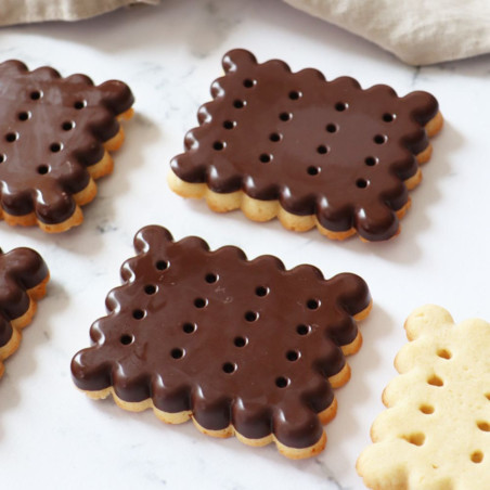 Shortbread biscuits cake mix | ScrapCooking®