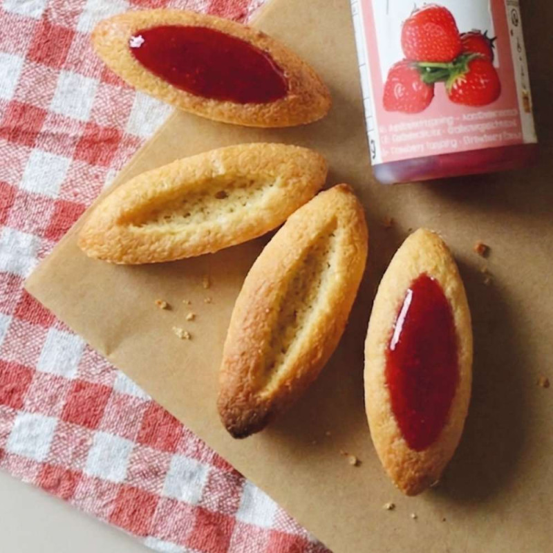 Barquette fourrées à la fraise ScrapCooking®