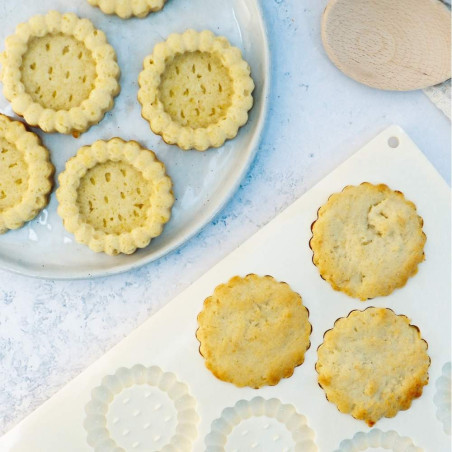 Non-stick silicone mould for Jam tarts | ScrapCooking®